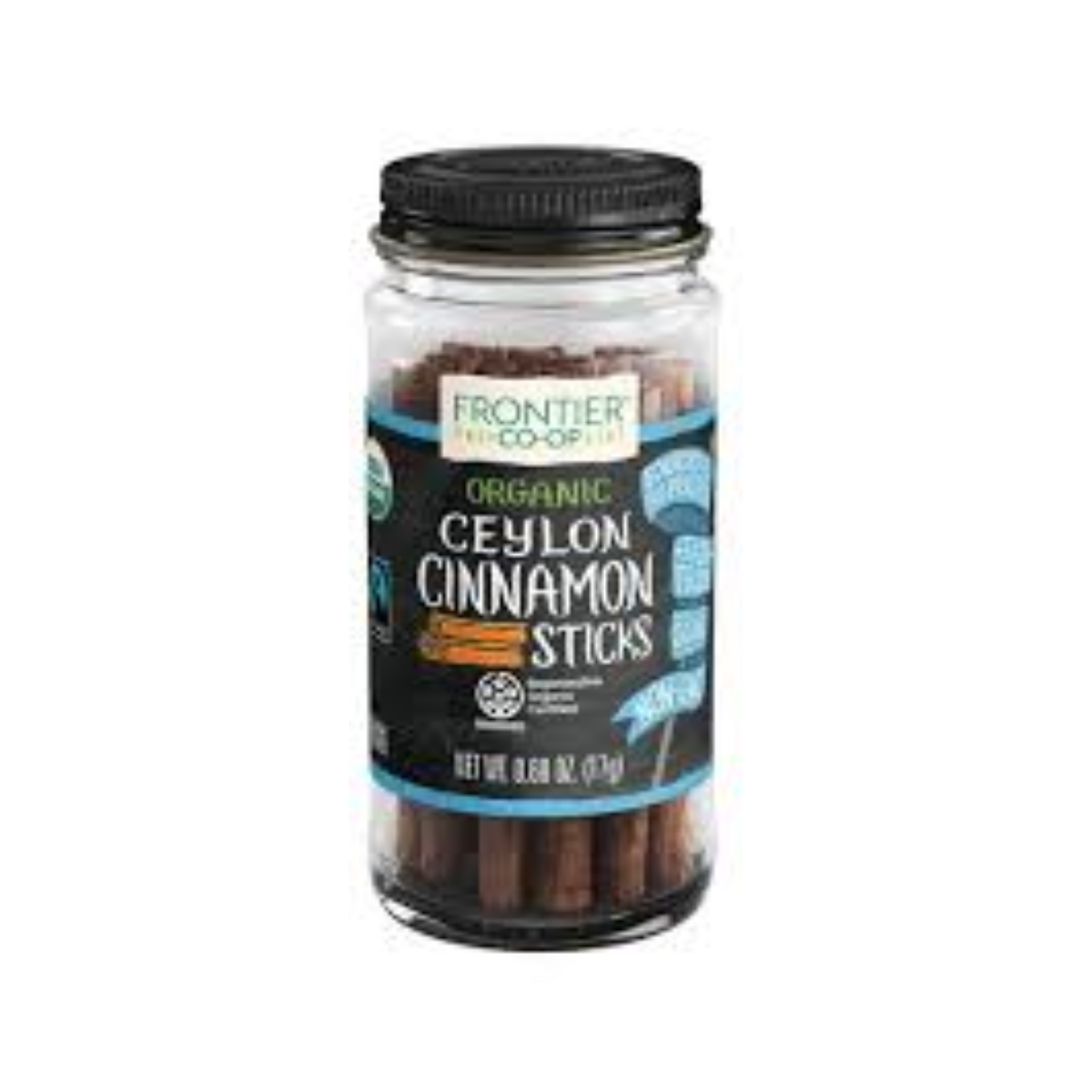 Frontier Nat Prod Co-op, Cinnamon Sticks Ceylon, 1 Each, 0.60 oz