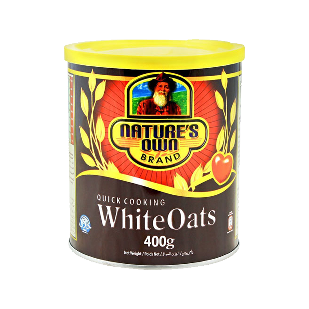 Nature Own White Oats Tin 400g