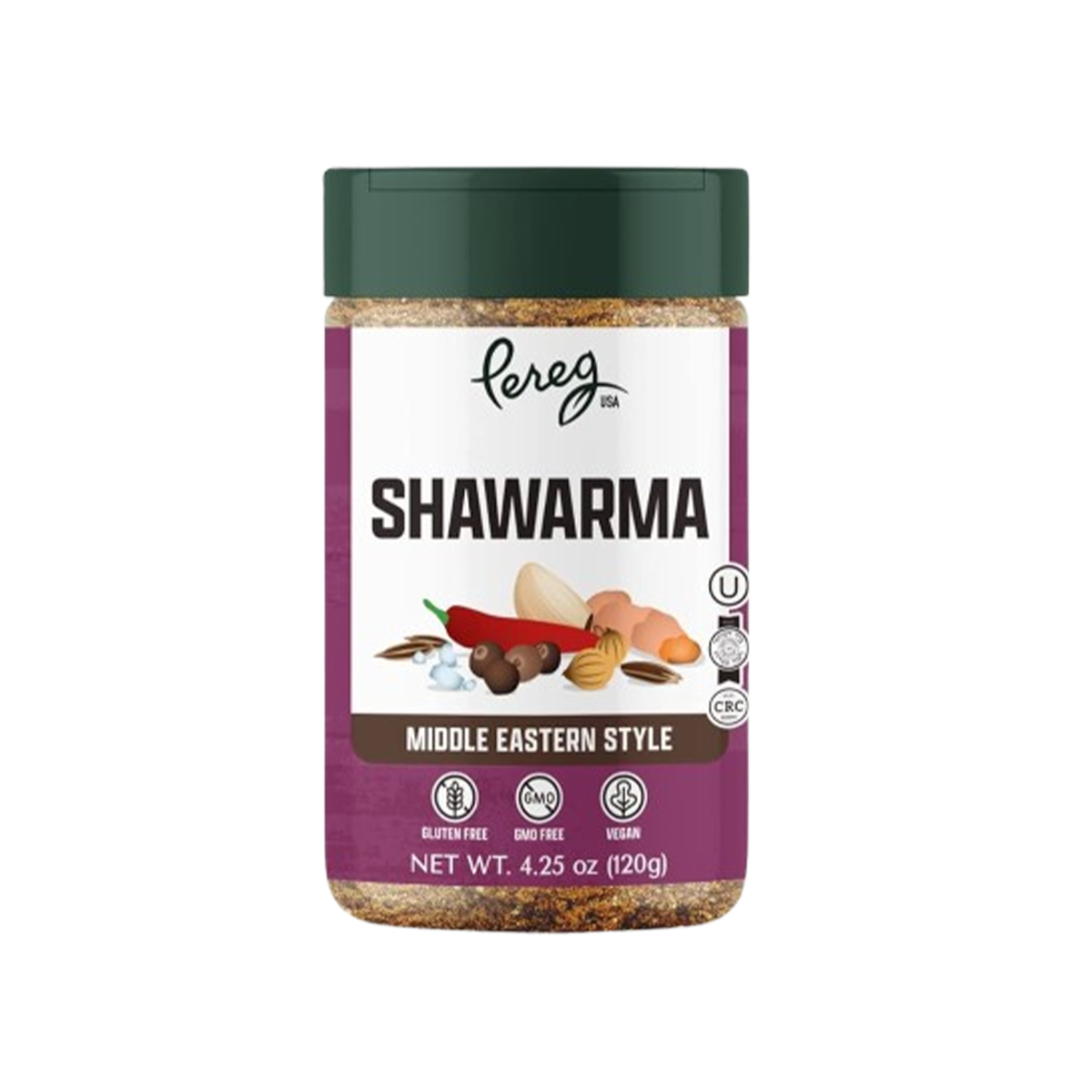 Pereg, Mixed Spices Shawarma, Case Of 6, 4.25 oz