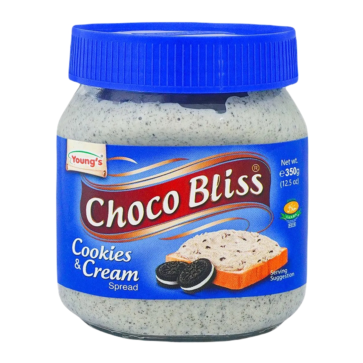 Youngs Choco Bliss Cookies & Cream Spread 350 gm