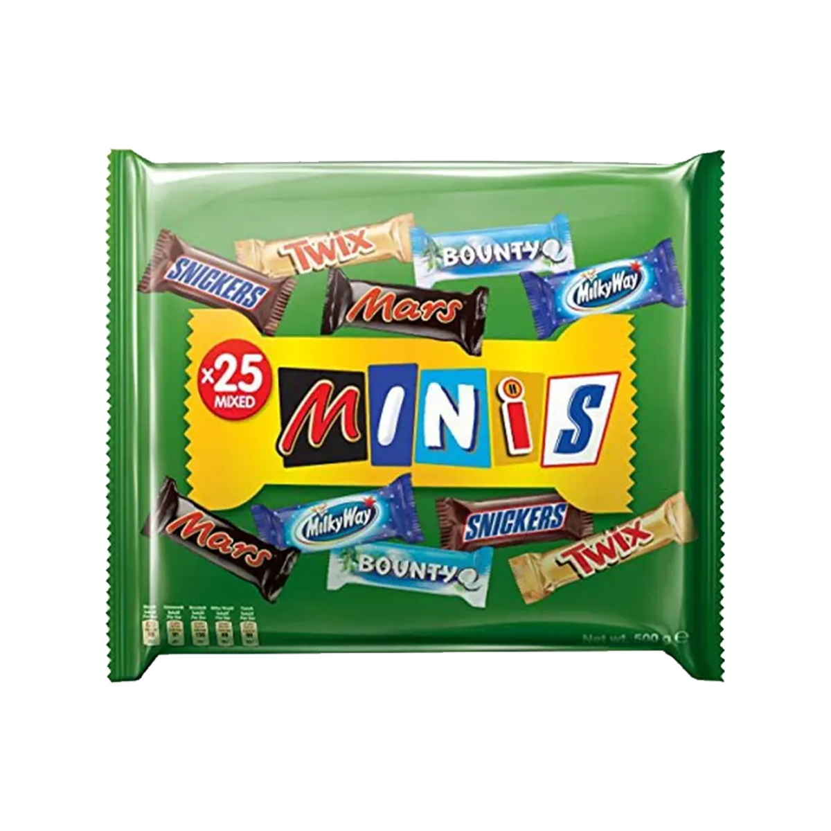 Mixed Minis Bag Green 500g