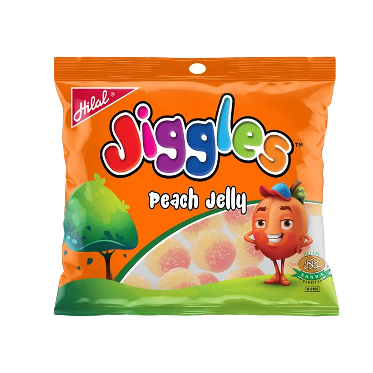 Hillal Jiggles Peach Jelly