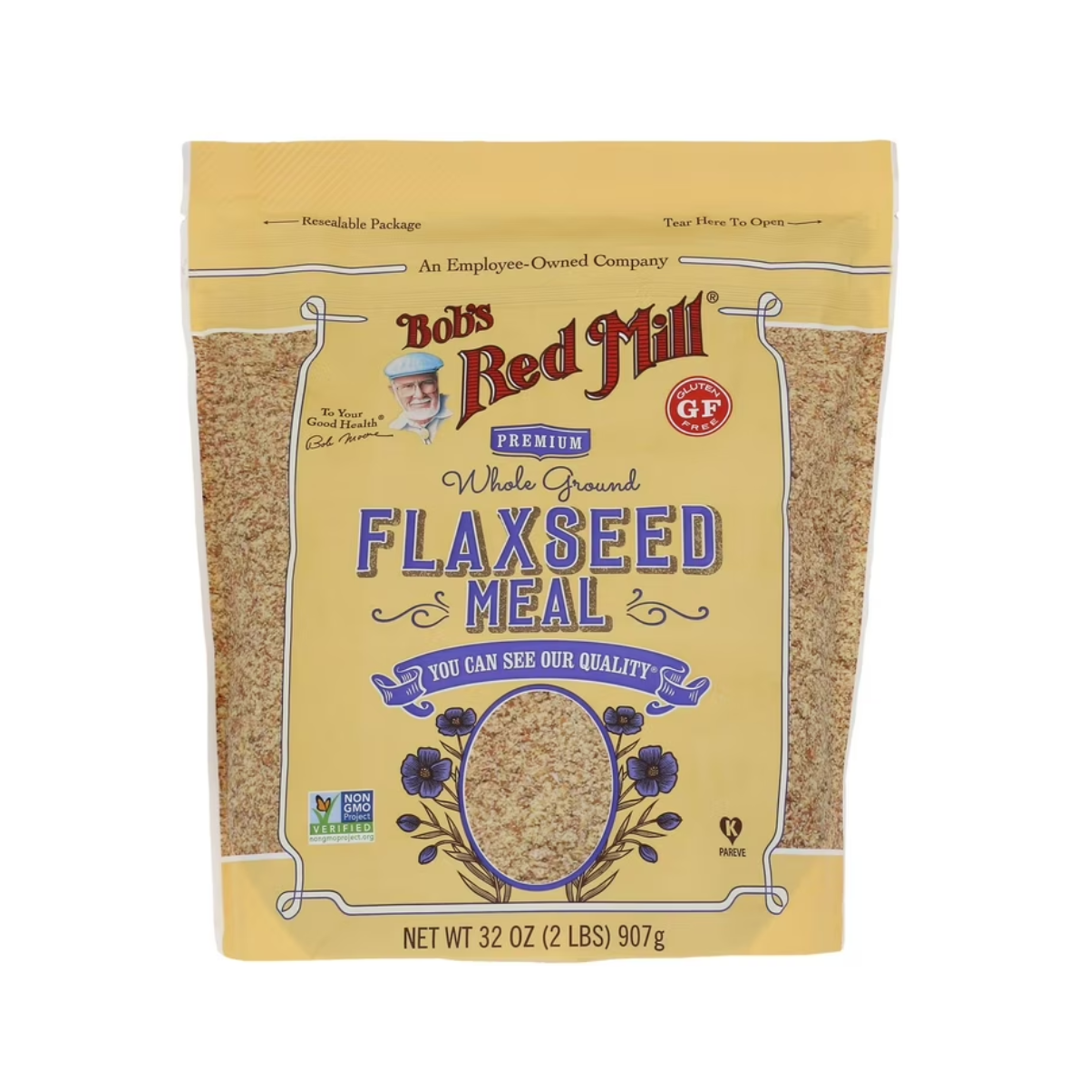 Bob's Red Mill, Flaxseed Meal Gluten Free, Case Of 4, 32 oz