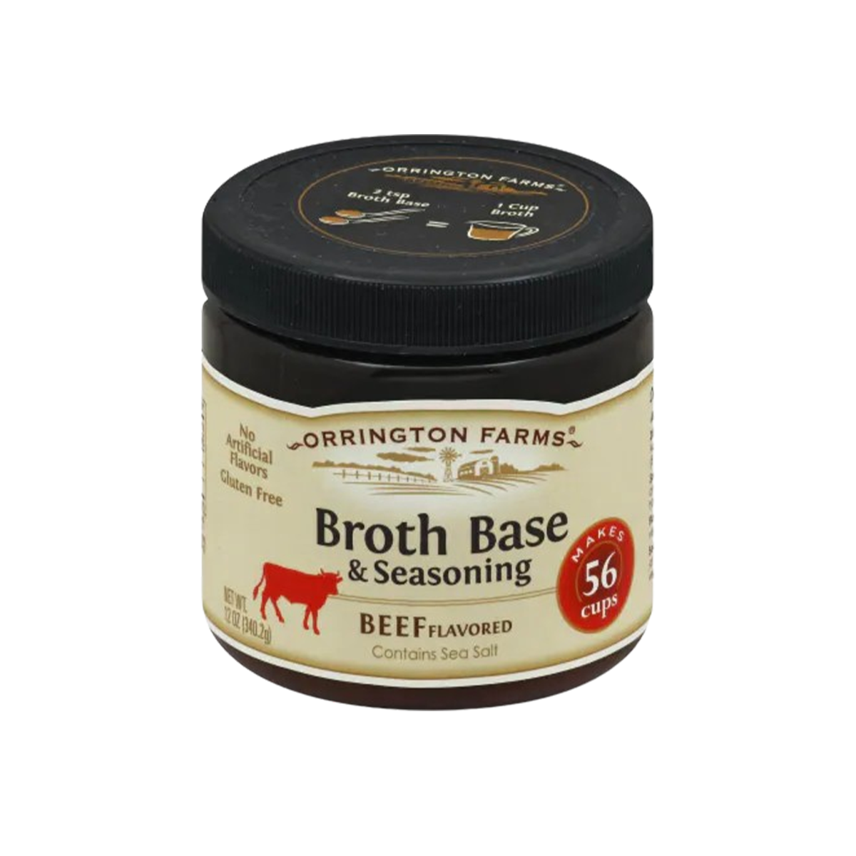 Orrington Farms, Broth Base And Seasoning Beef, Case Of 6, 12 oz