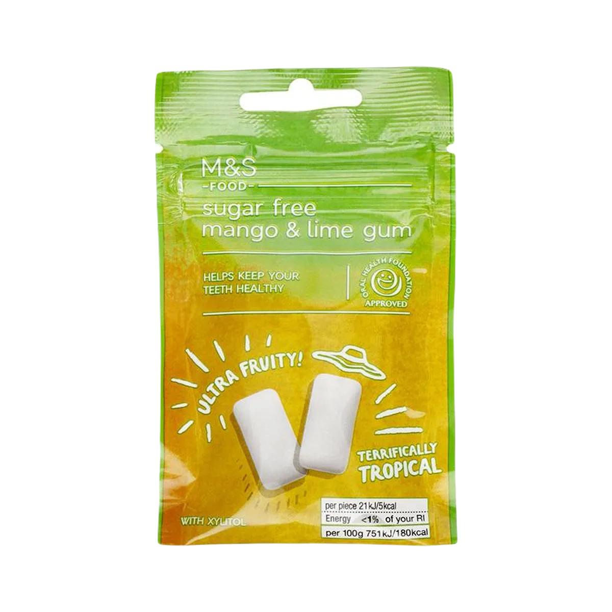 Marks & Spencer SF Mango Lime Gum 27g