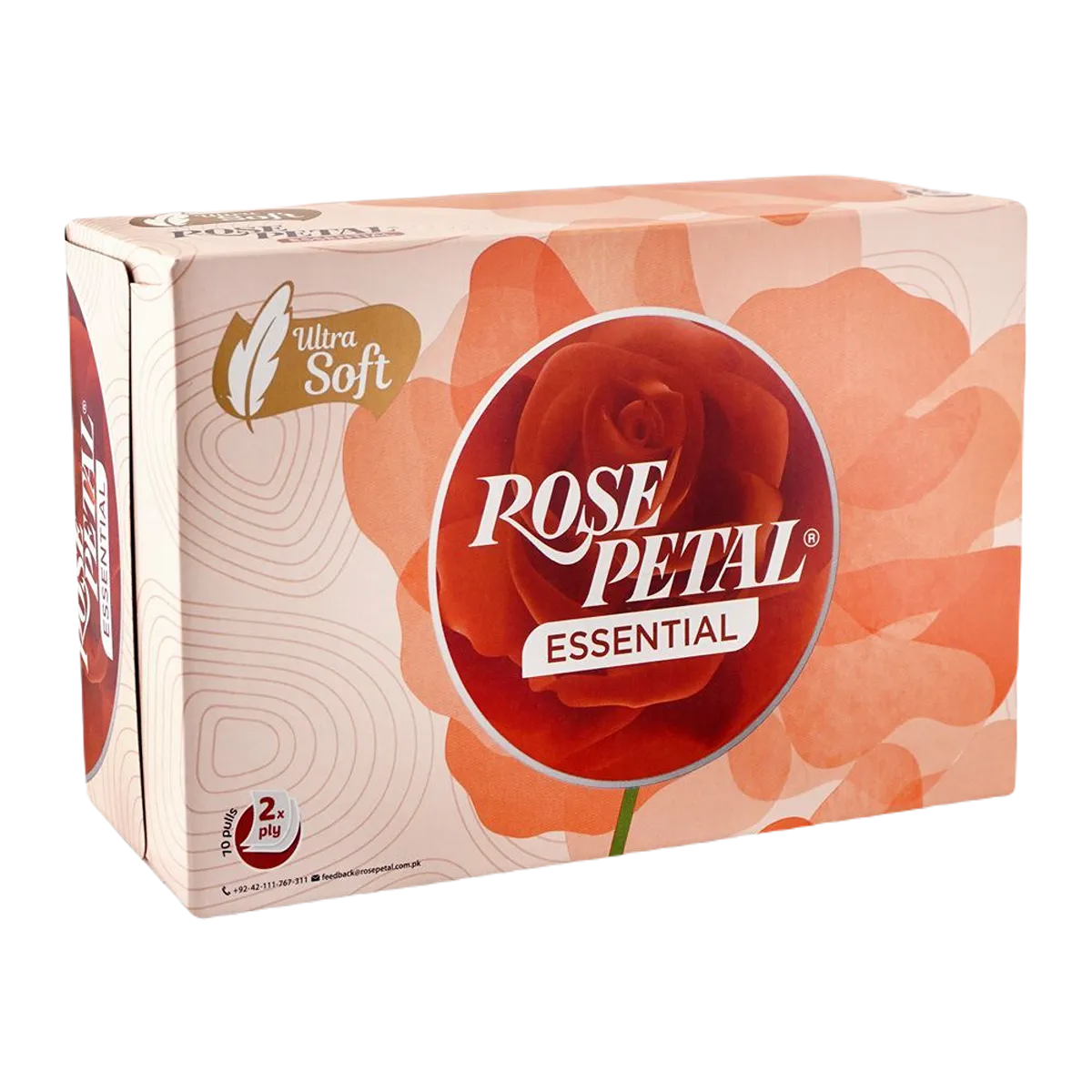 Rose Petal Essential Tissue 2ply