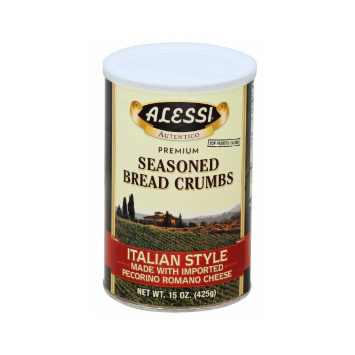 Alessi, Seasoned Italian Style Bread Crumbs, Case Of 6, 15 oz