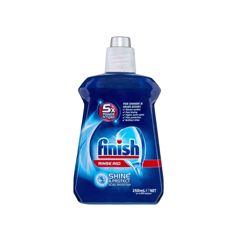 Finish Rinse Aid Shinier & Drier Dishes