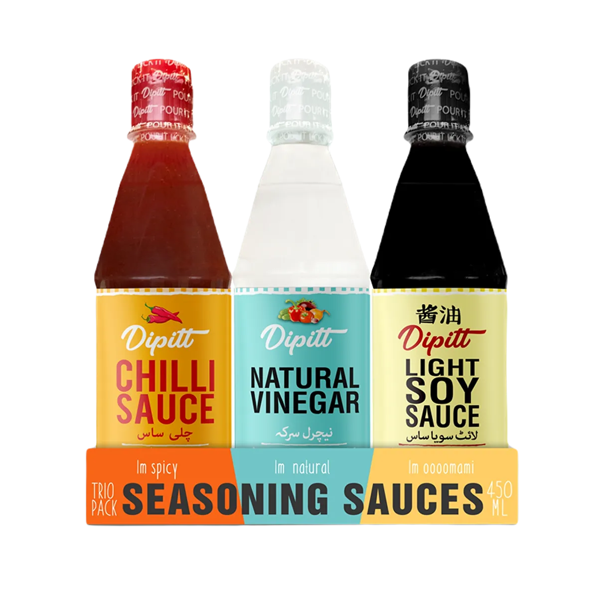 Dipitt Seasoning Trio pack 1350ml