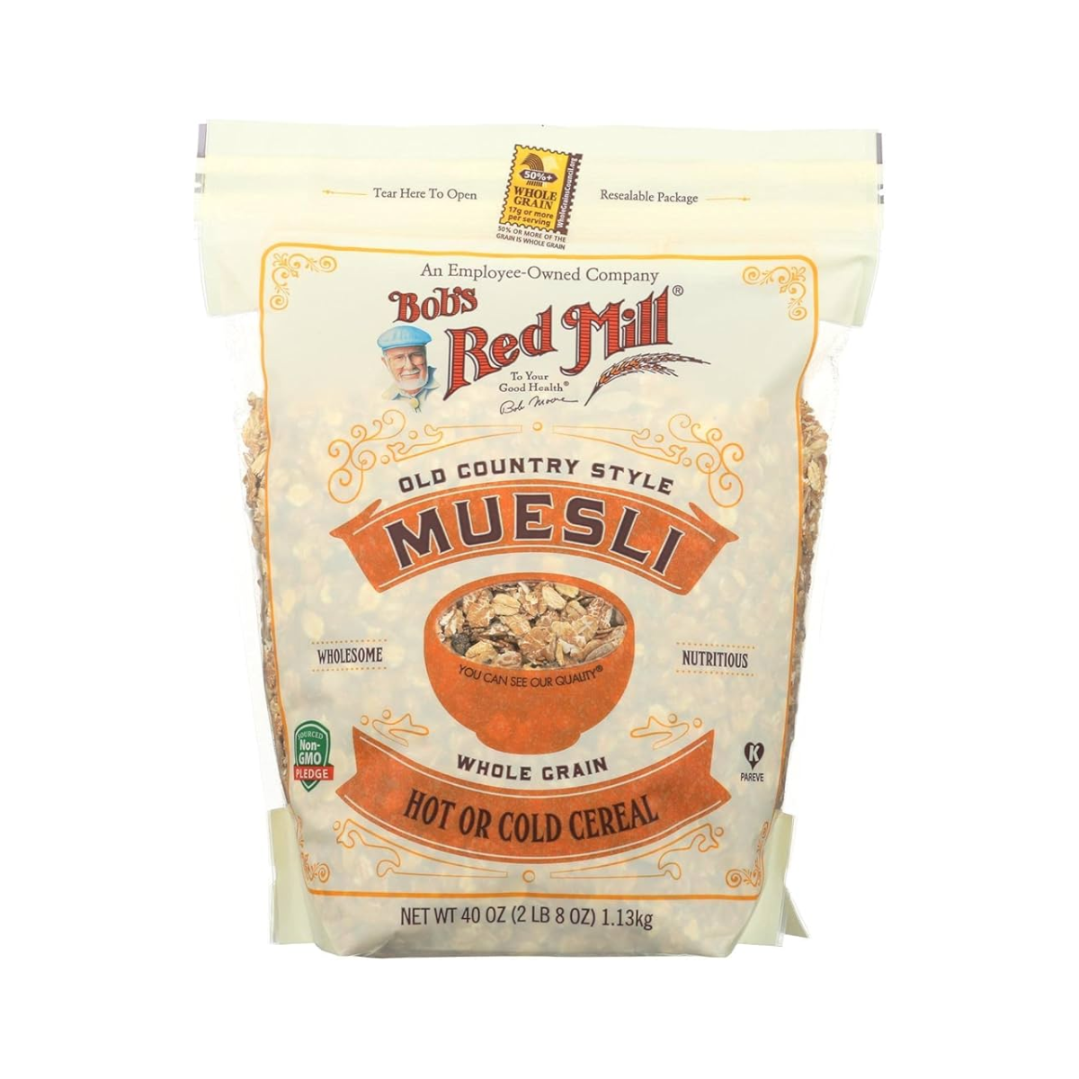 Bob's Red Mill, Cereal Muesli Hot Or Cold, Case Of 4, 40 oz