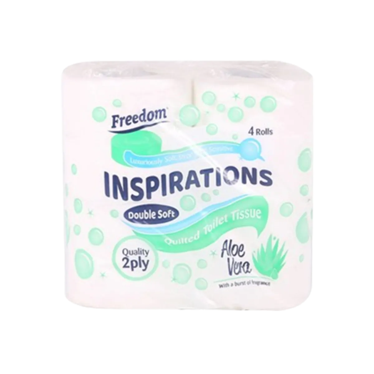 Freedom Toilet Roll Aloe Vera 4/ct
