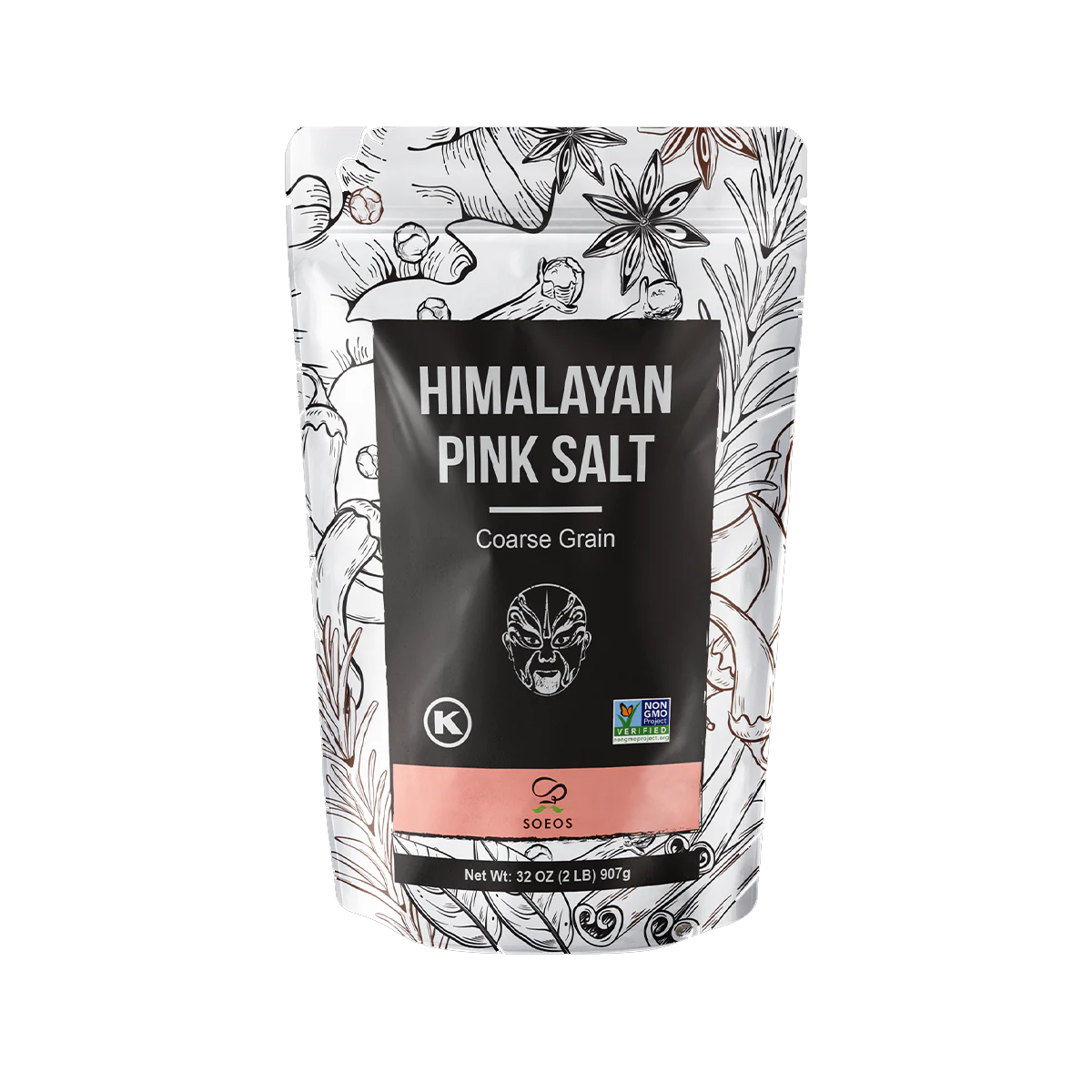 Soeos Himalayan Salt - Case of 20 - 2 lb