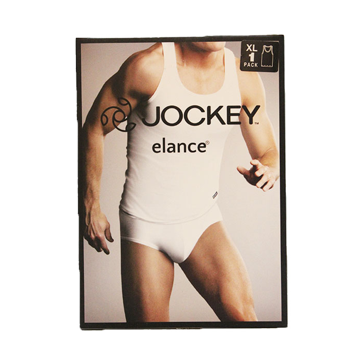 Jockey Elance Seamless A-Shirt |Black Color|XL Size | Pack Of 1