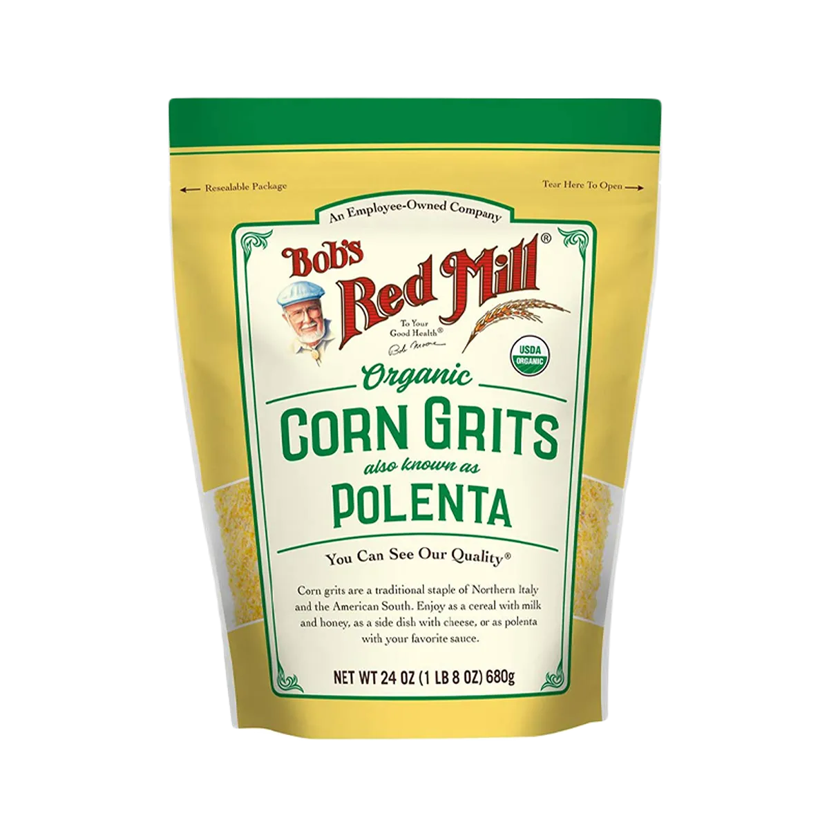 BRM Organic Corn Grits Polenta 680g