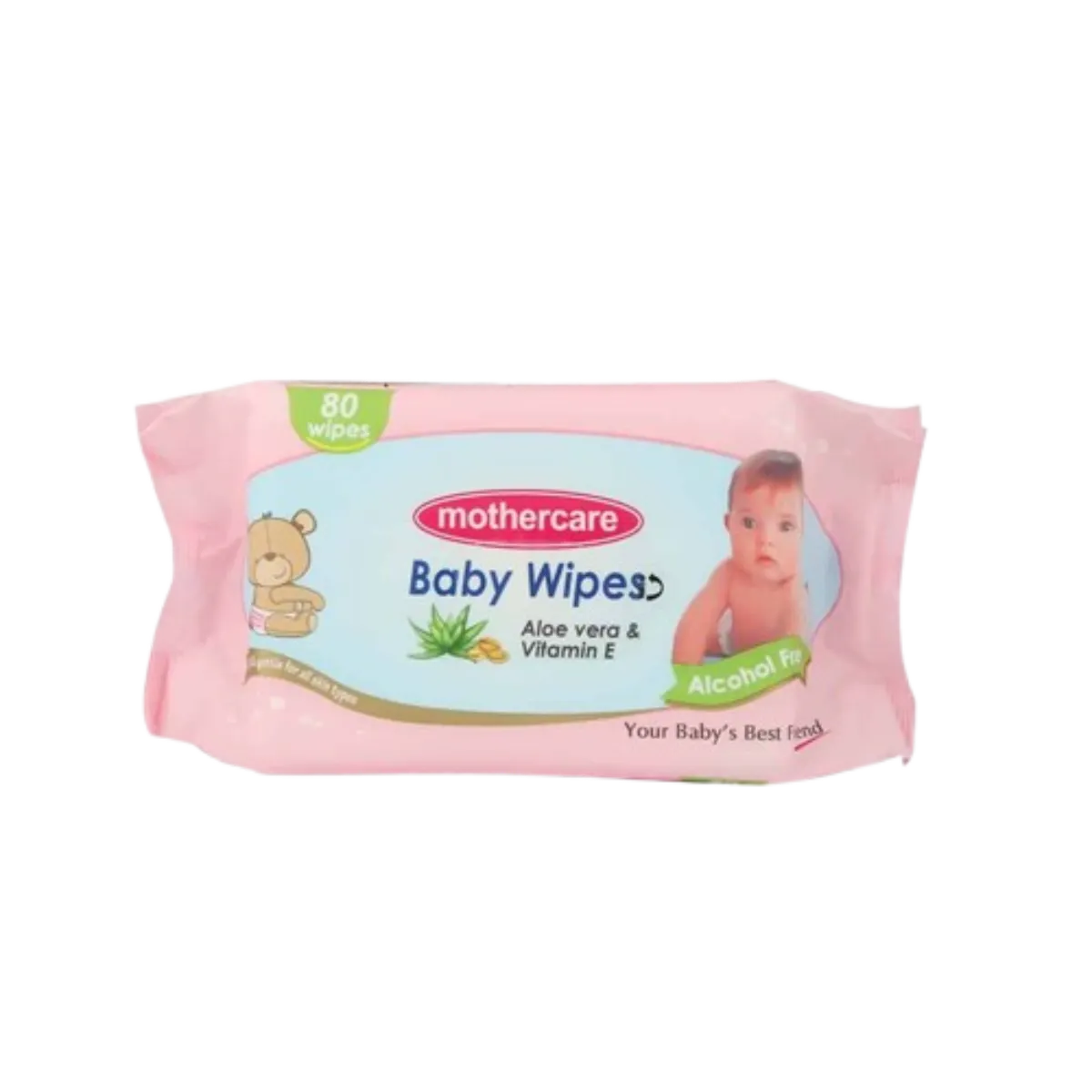 Mothercare Aloe Vera & vitamin E Baby Wipes 80pcs