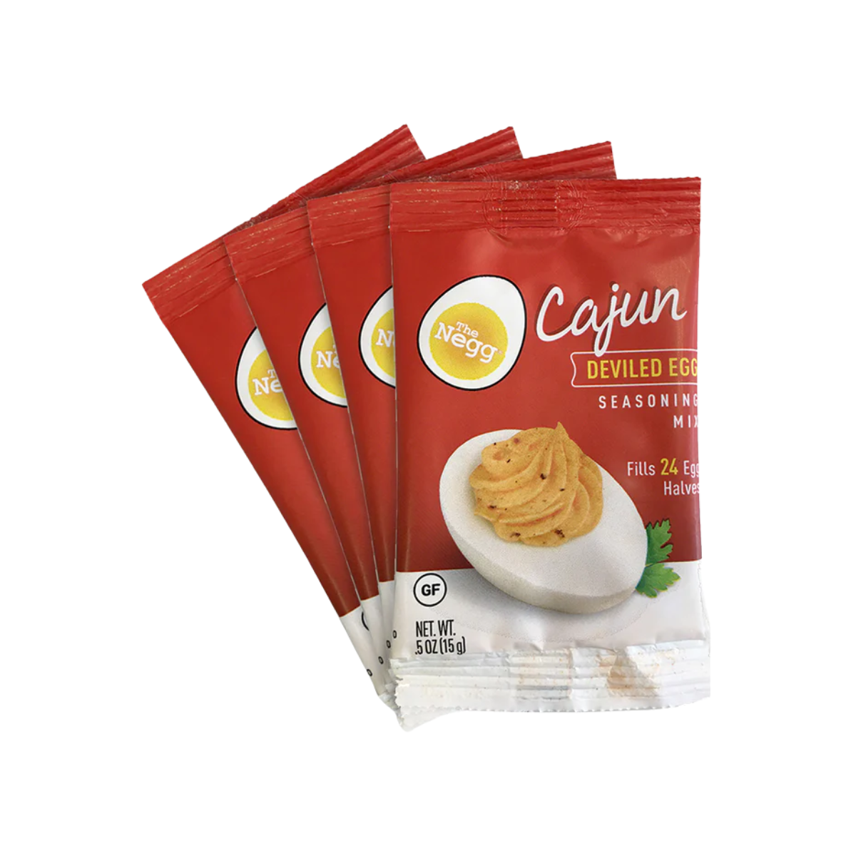 Airigan Solutions, LLC, Negg Cajun Deviled Egg Seasoning Mix - Case of 27 - .5 OZ