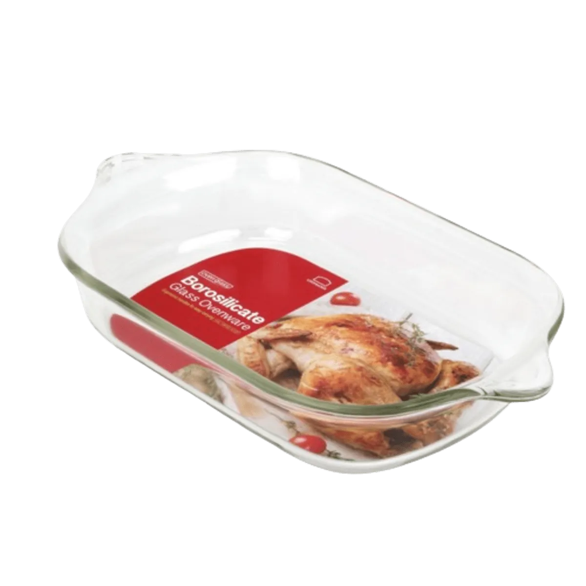 Lock & Lock Oven Glass Turkey Dish Rect 4.4L