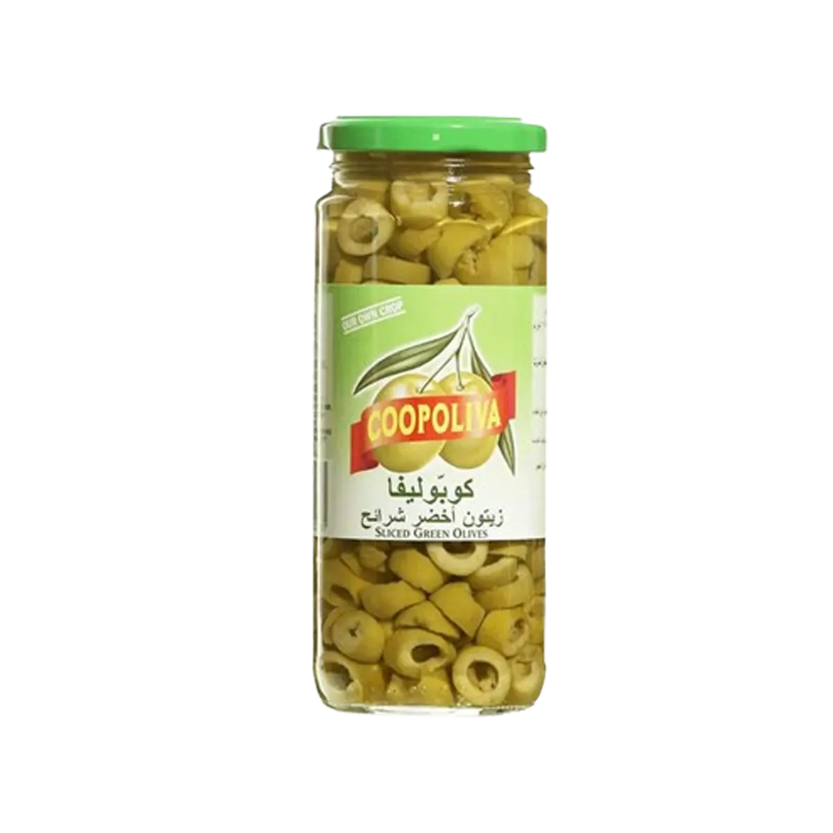 Coopoliva Olive Green Slice 235g