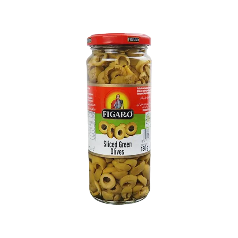 Figaro Green Olives Sliced 340g