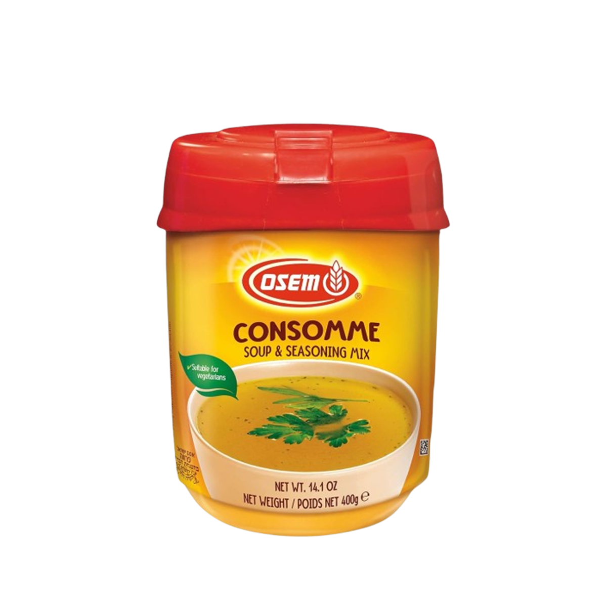 Osem, Consomme Chicken Soup Mix, Case Of 12, 14.1 oz