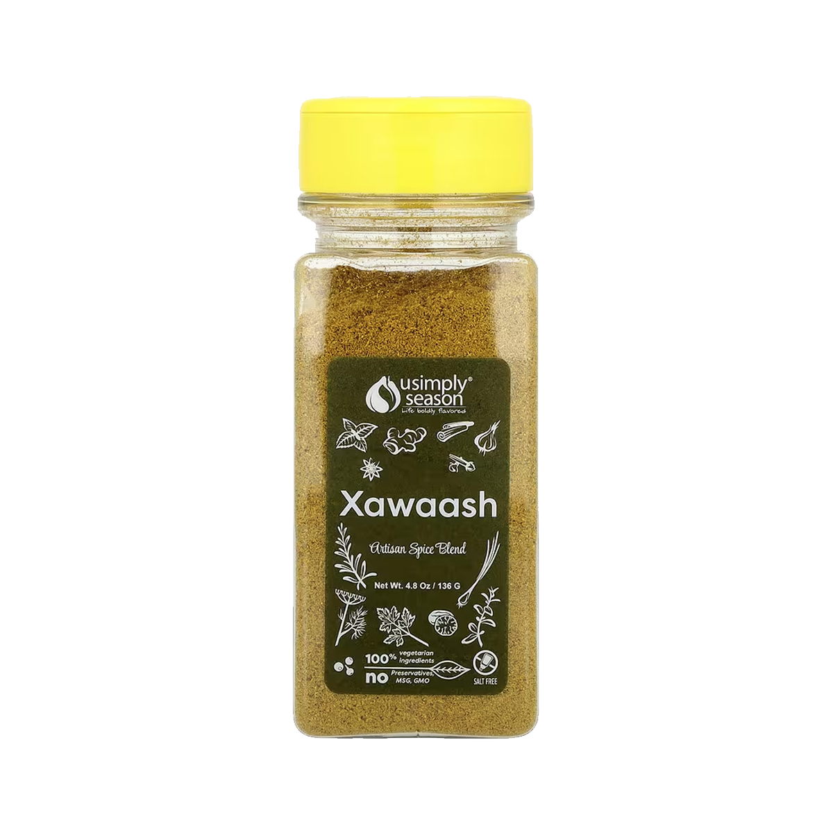 USimplySeason Xawaash Seasoning Spice, 4.Case of 16 - 8oz