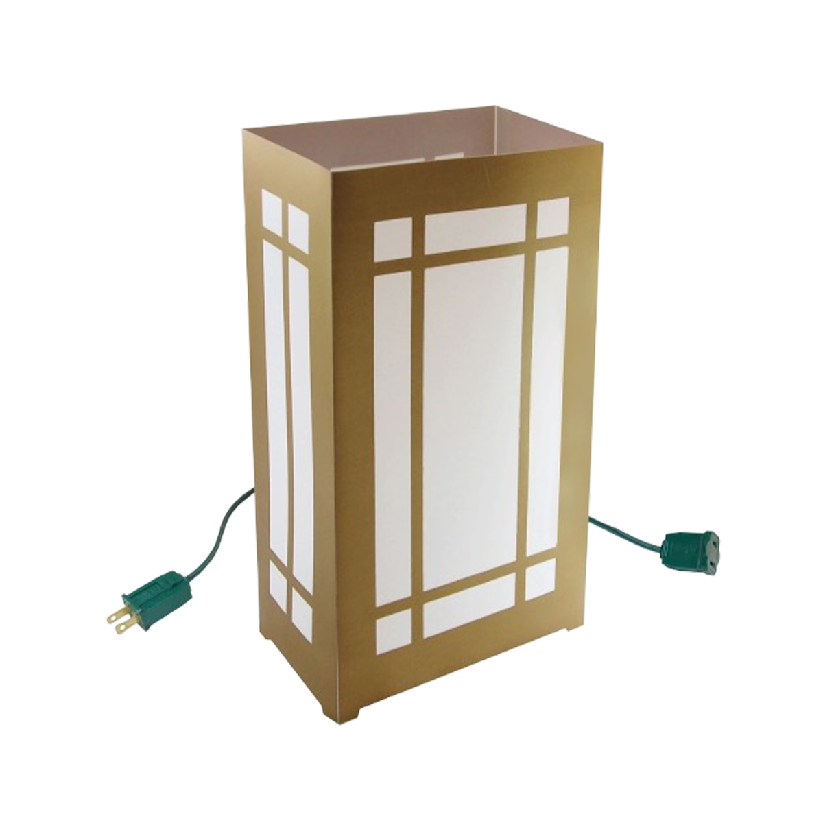 LumaBase Electric Luminaria Kit w/ LumaBases, Gold Window -  Set of 10