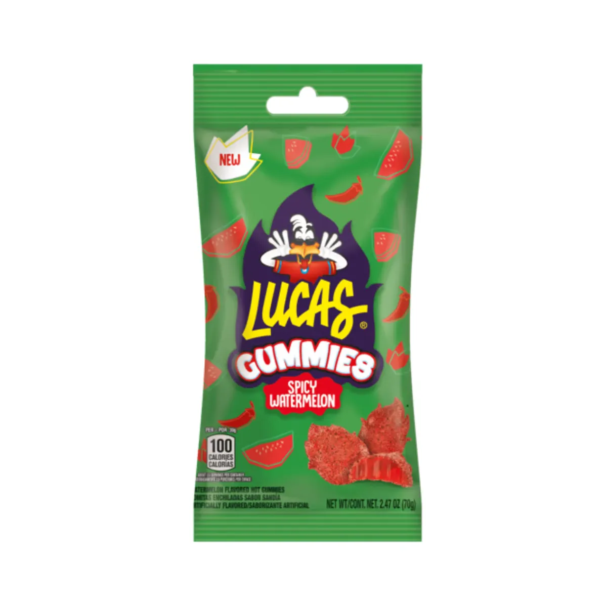 LUCAS SPICY GUMMIES WATERMELON 70 G