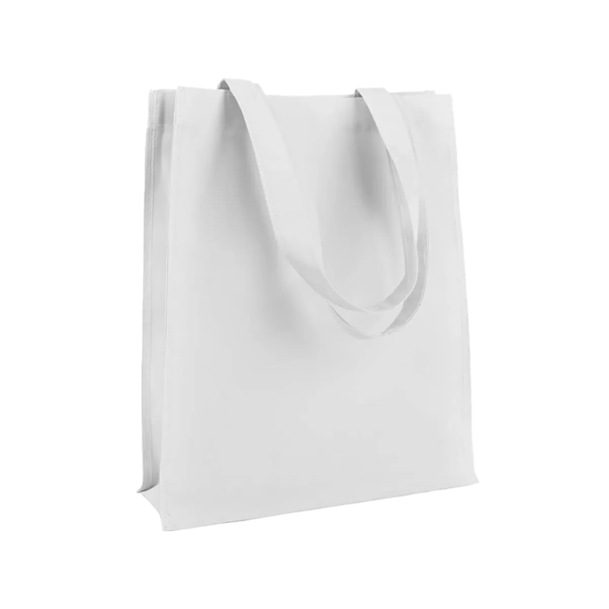 Esajees White Fabric Bag Medium (10x18)