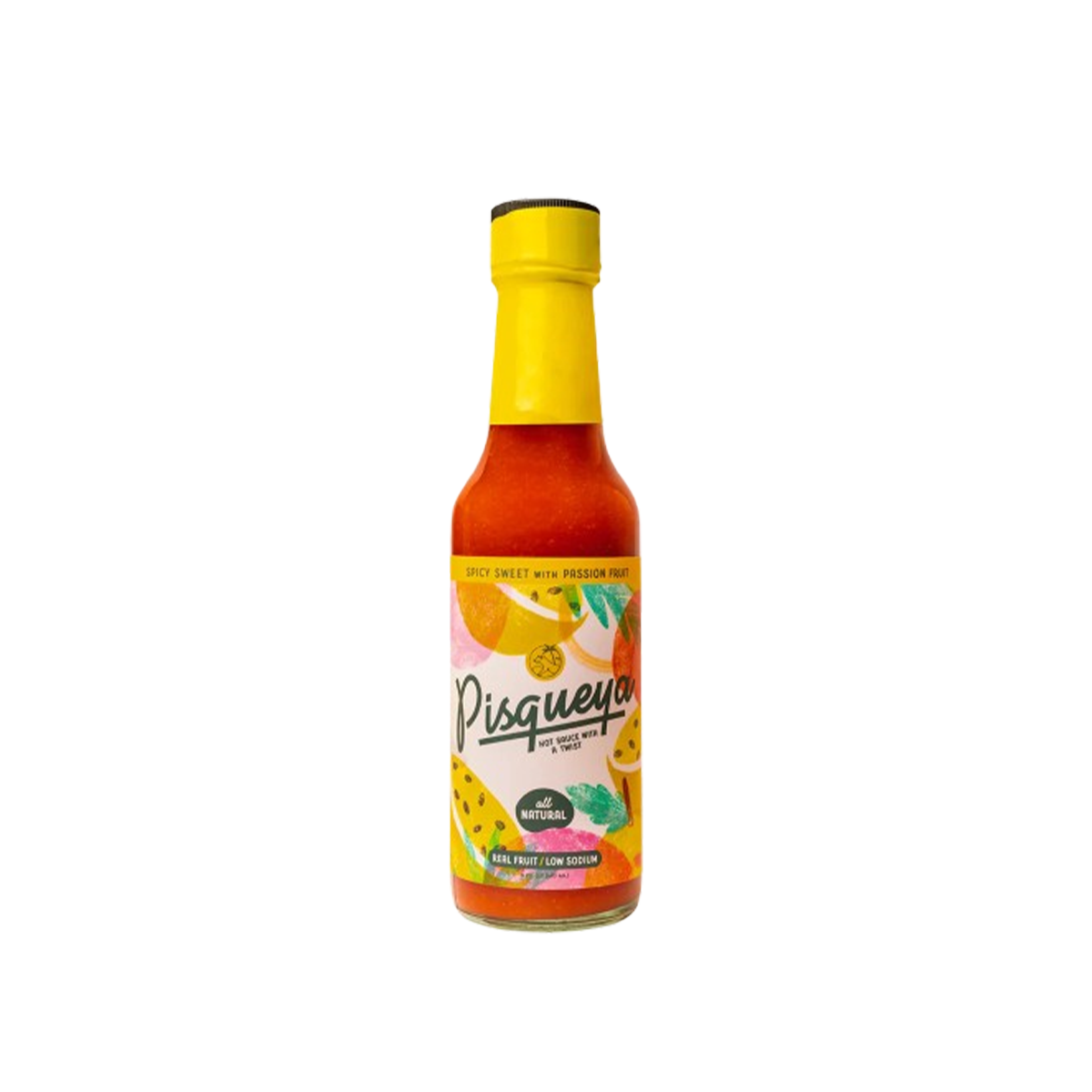 Pisqueya, Pisqueya Spicy Sweet with Passion Fruit Hot Sauce - Case of 12 - 5 OZ