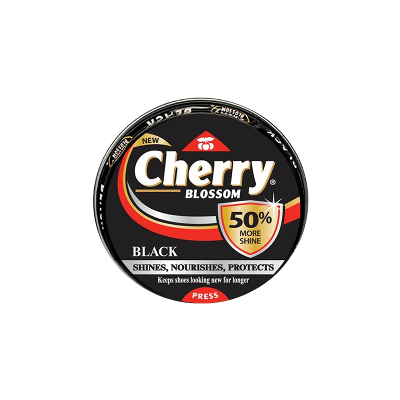 Cherry Blossom Black Shoe Polish