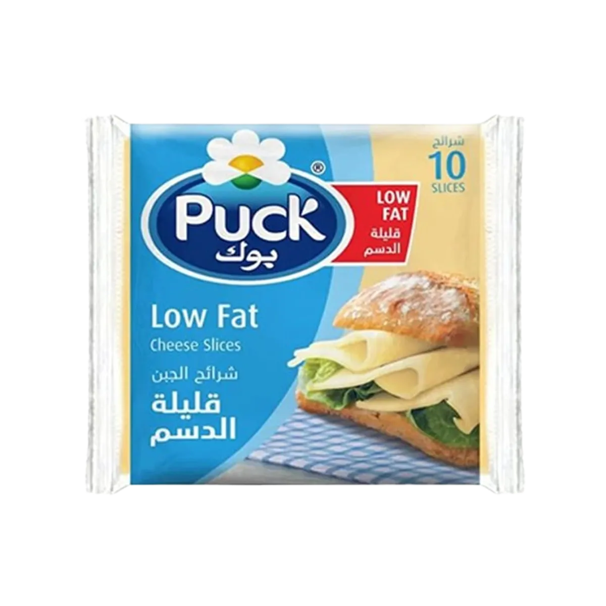 Puck Slice Cheese 10Pcs 200g Low Fat