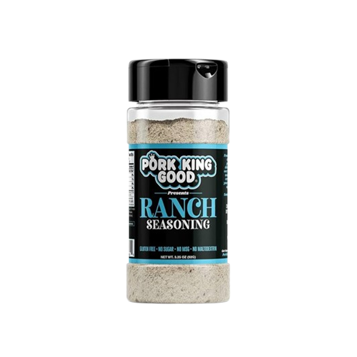 Pork King Good Ranch Seasoning Shaker Case of 6 - 3.25 oz