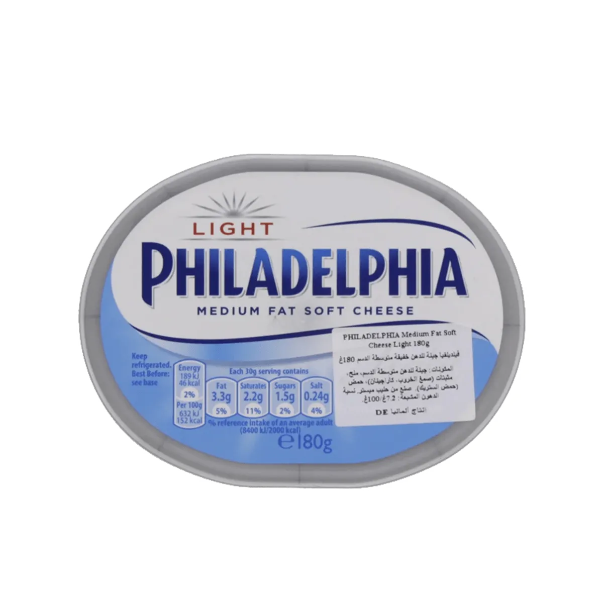 Kraft Philadelphia Cheese Light 180g