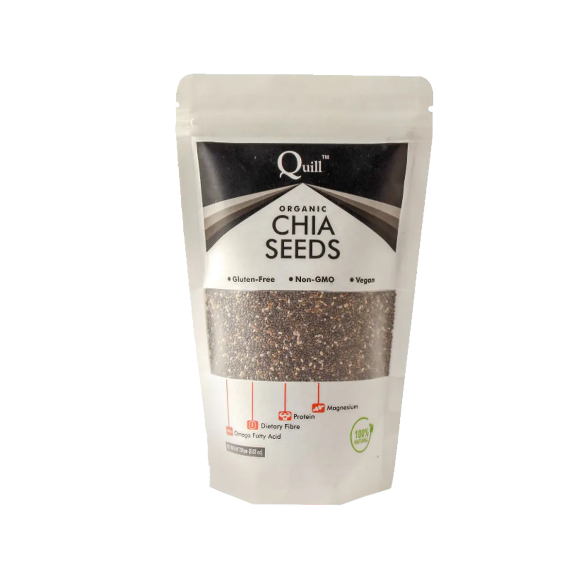Quill Organic Chia Seeds 250g