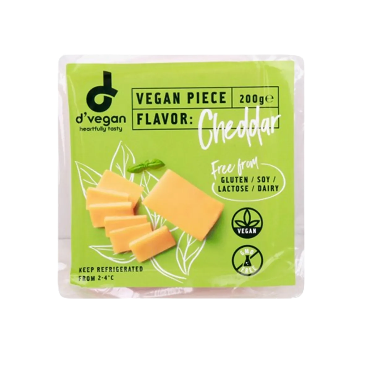 D vegan Chees Cheddar 200g