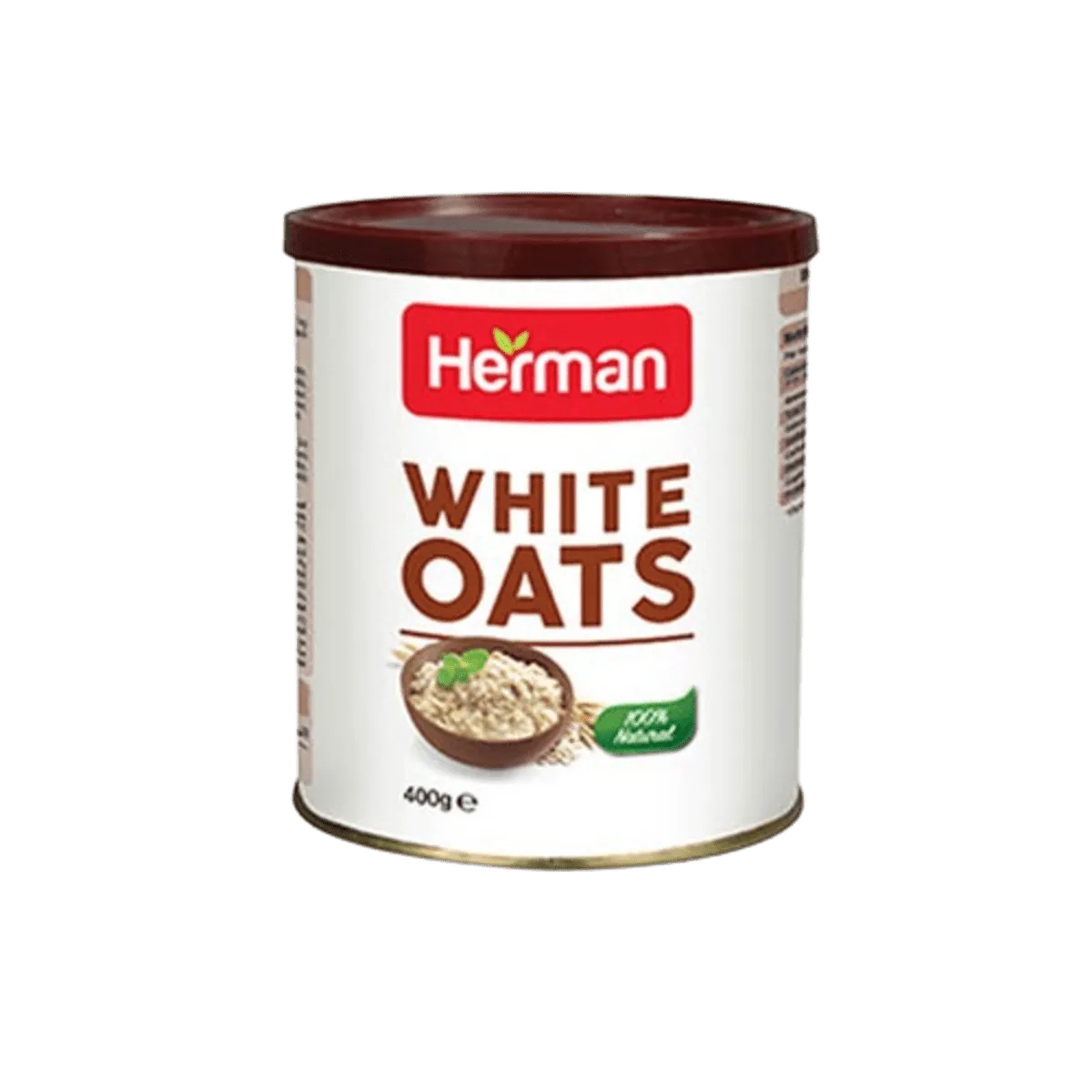 Herman White Oats Tin 400g