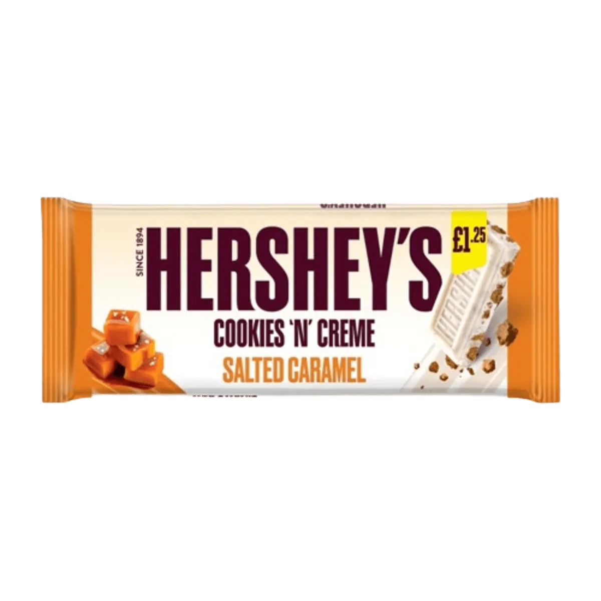 Hersheys Chocolate Cookies n Creme Salted Caramel Pm £1.25 90g