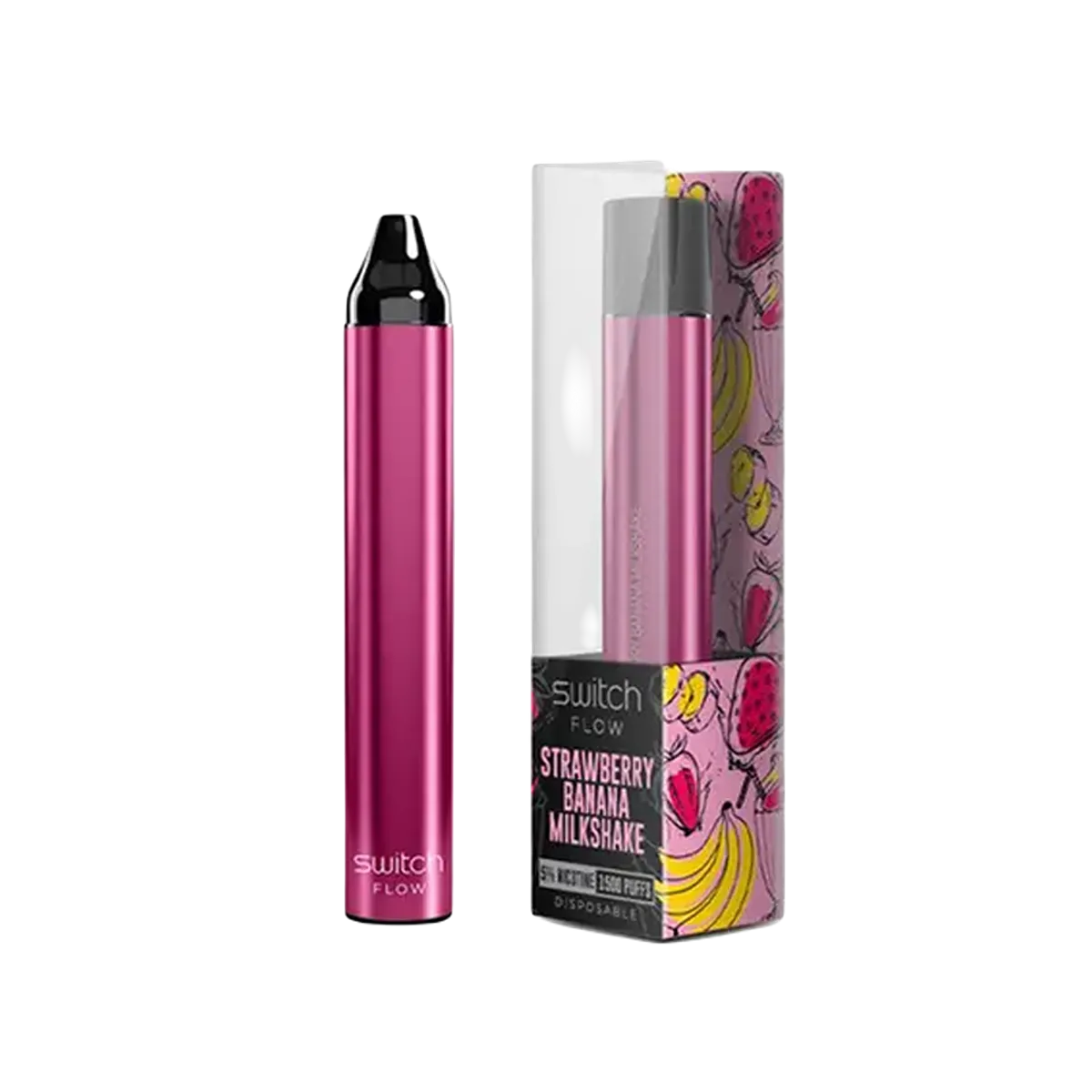 Switch Flow Strawberry Banana Milkshake 1500 Puff