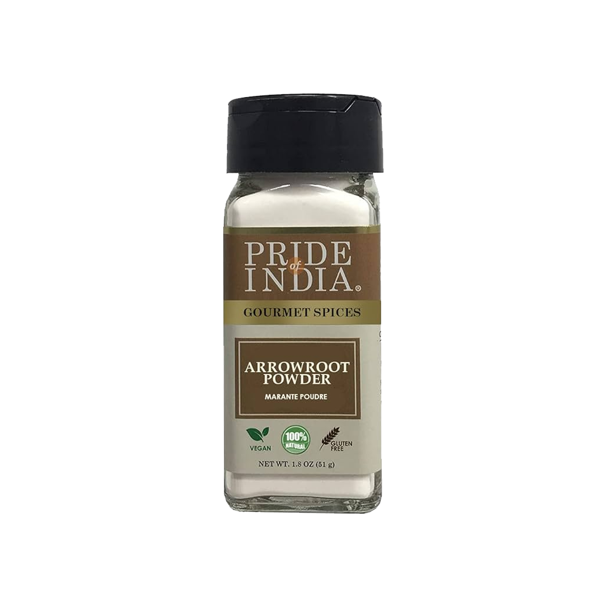 PRIDE OF INDIA Arrowroot Ground - Case of 6 - 8 o)