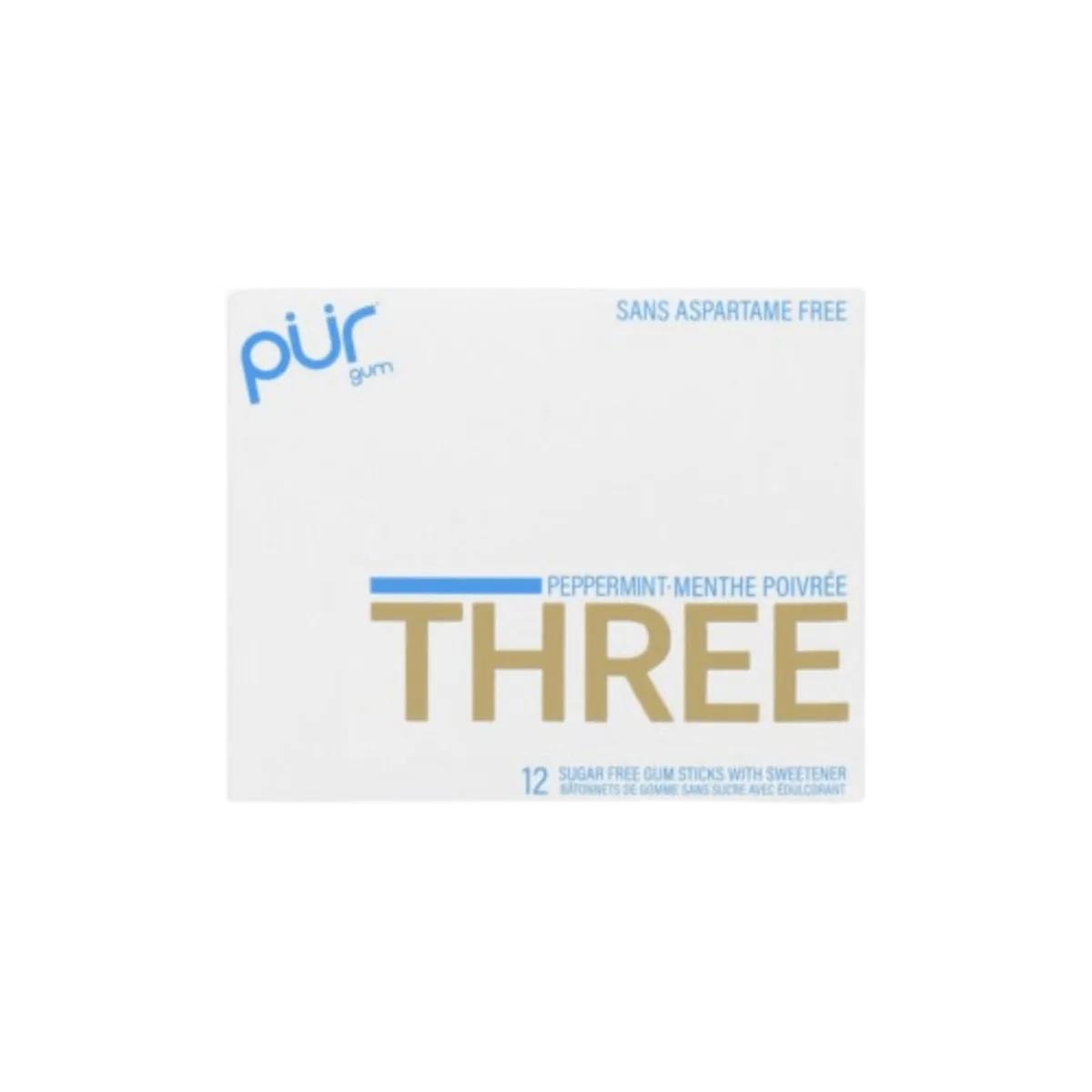 Three Gum Peppermint 42g
