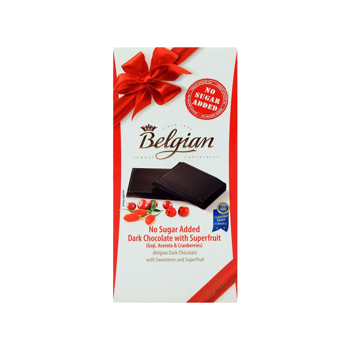 Delices De Belgique Dark Super Fruit Chocolate 100gm