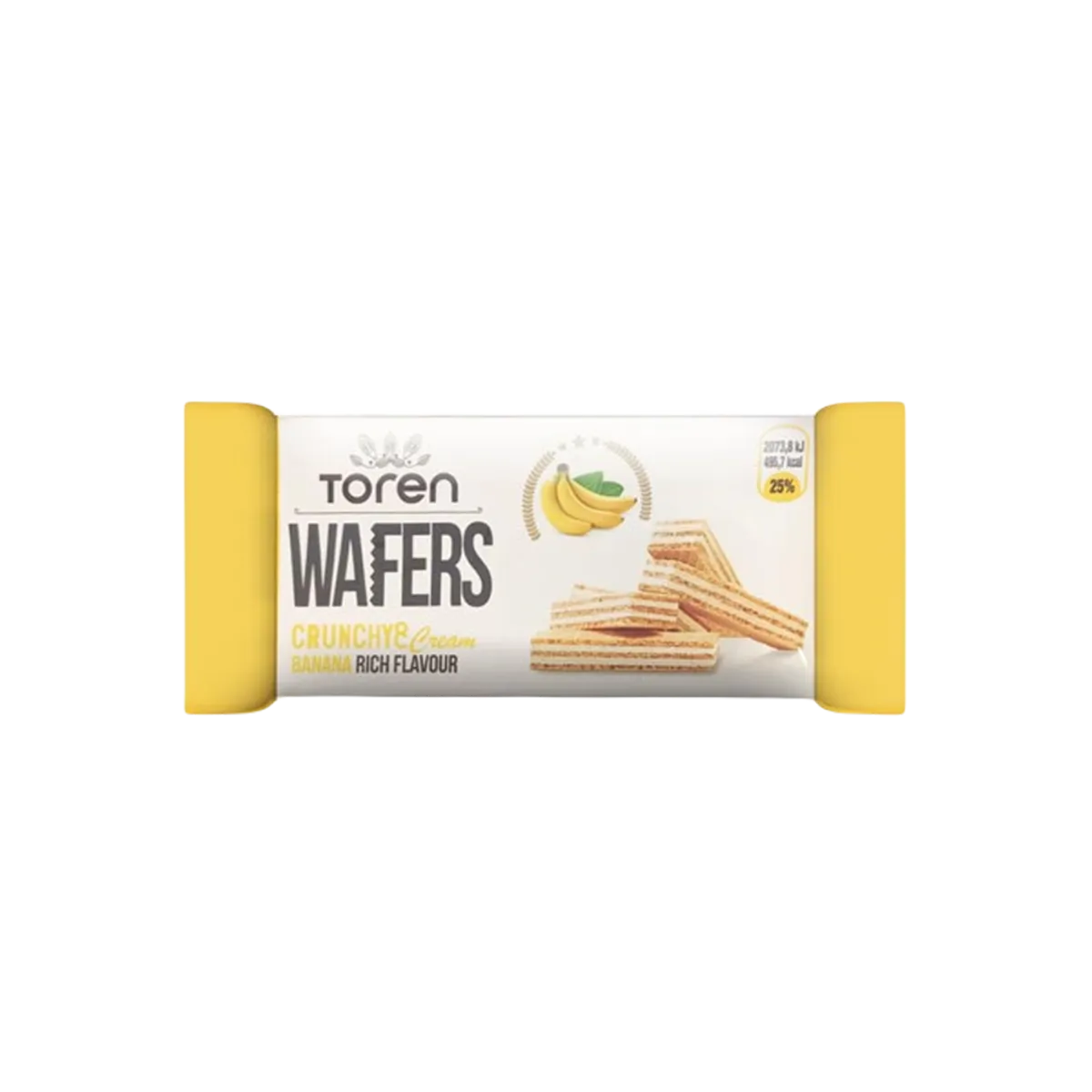 Toren Wafer Crunchy&cream Banana Rich Flavour 55g