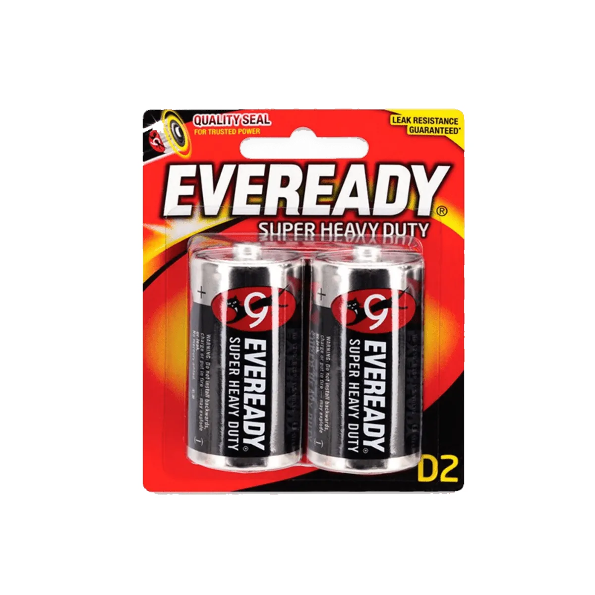 Eveready 2 Pack Super Heavy Duty