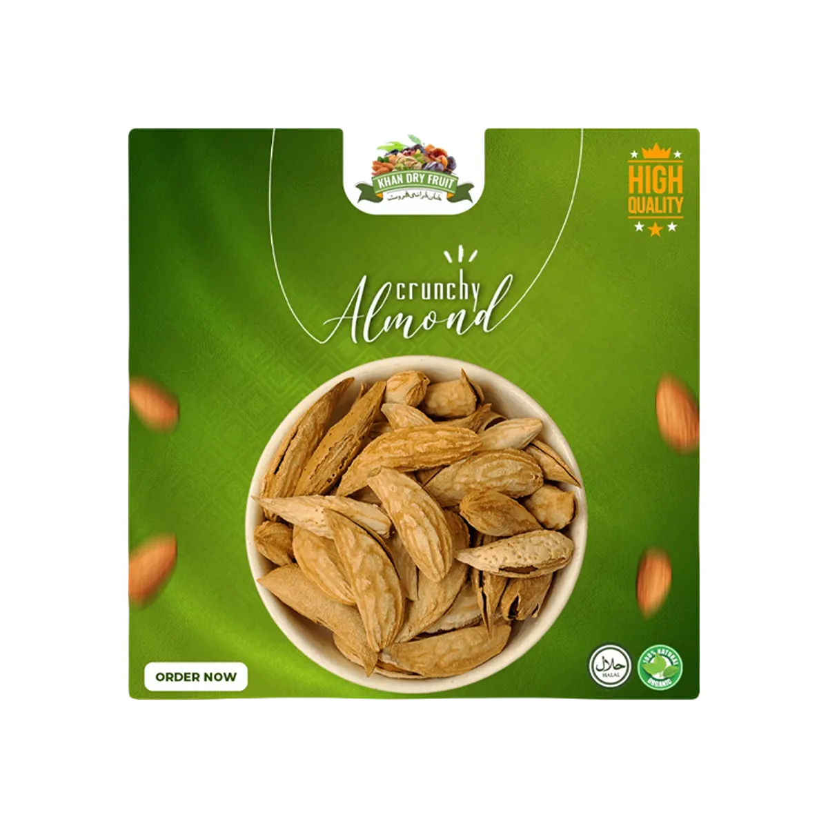 Esajee Dry Fruit (Plain,Almonds,1kg)