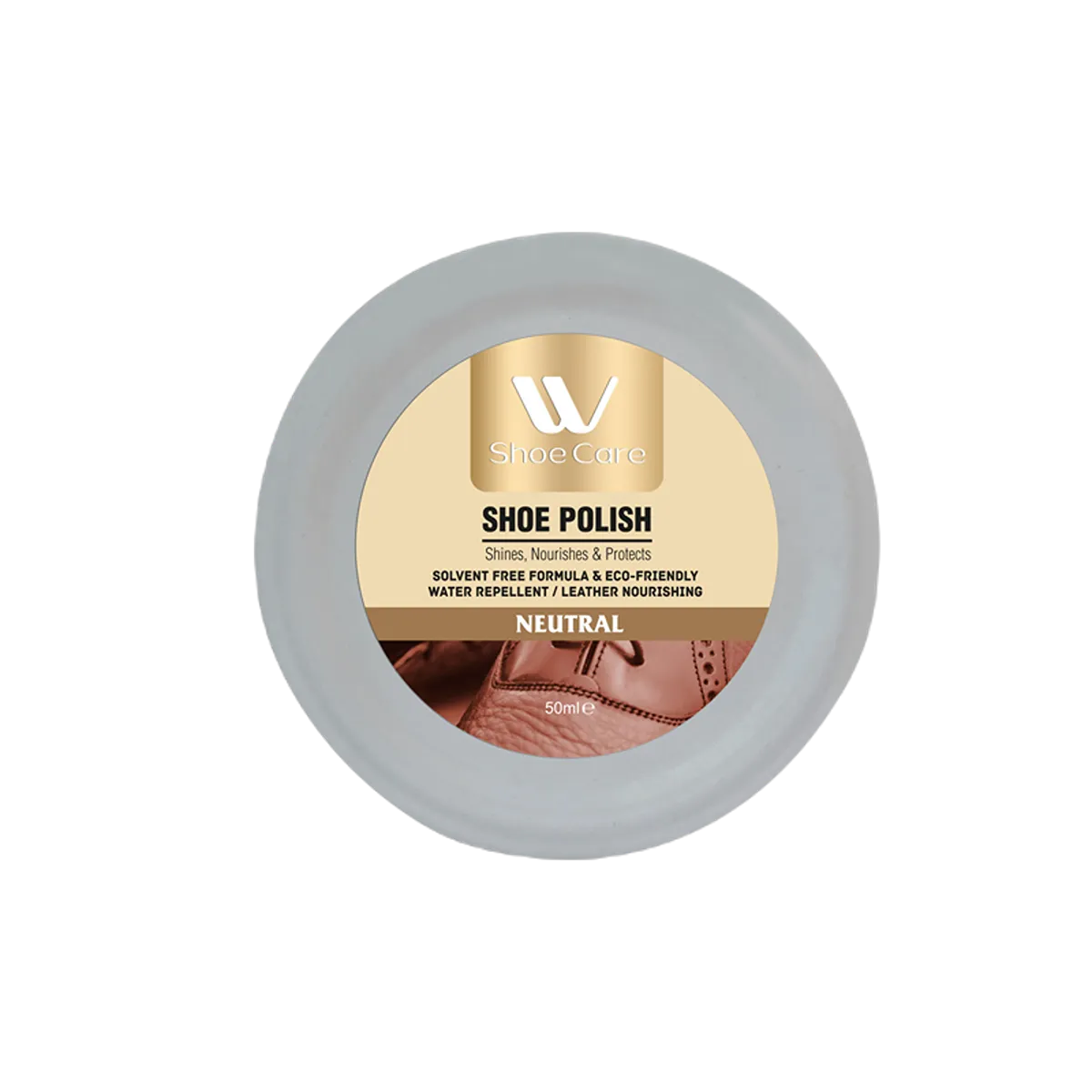 WMB Shoe Polish Natural Tin 50ml