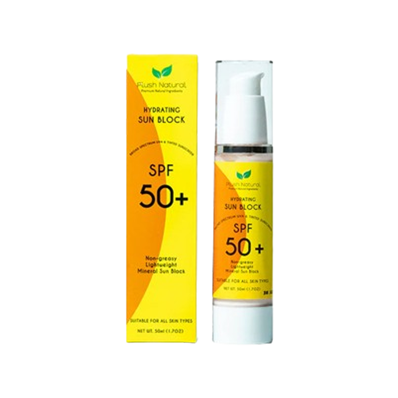 Plush Natural Hydrating Sun Block SPF 50+ 50ml