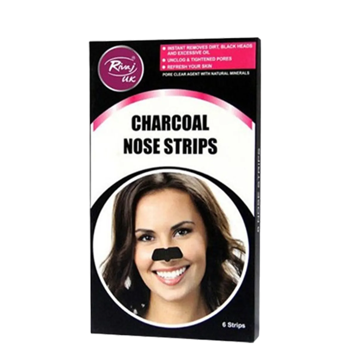Rivaj New Charcoal Hair Removing Wax Strips