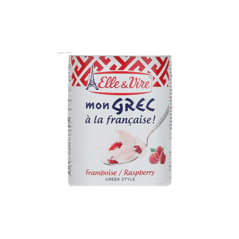 Elle & Vire Greek Style Yogurt Raspberry 125g