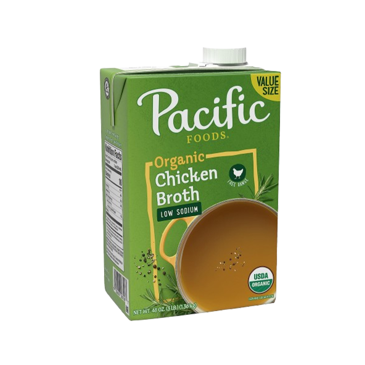 Pacific Foods, Chicken Broth, Case Of 8, 48 oz