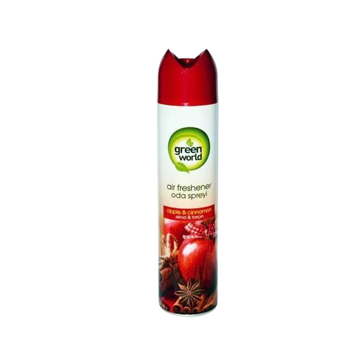 Green World Air Freshner Apple & Cinnamon 300ml